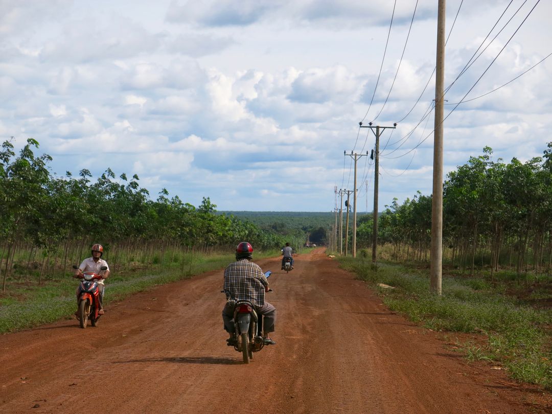 Motorcyclists Riding on a Dirt Road in a Rural Area at Sunset - Free Images, Stock Photos and Pictures on Pikwizard.com