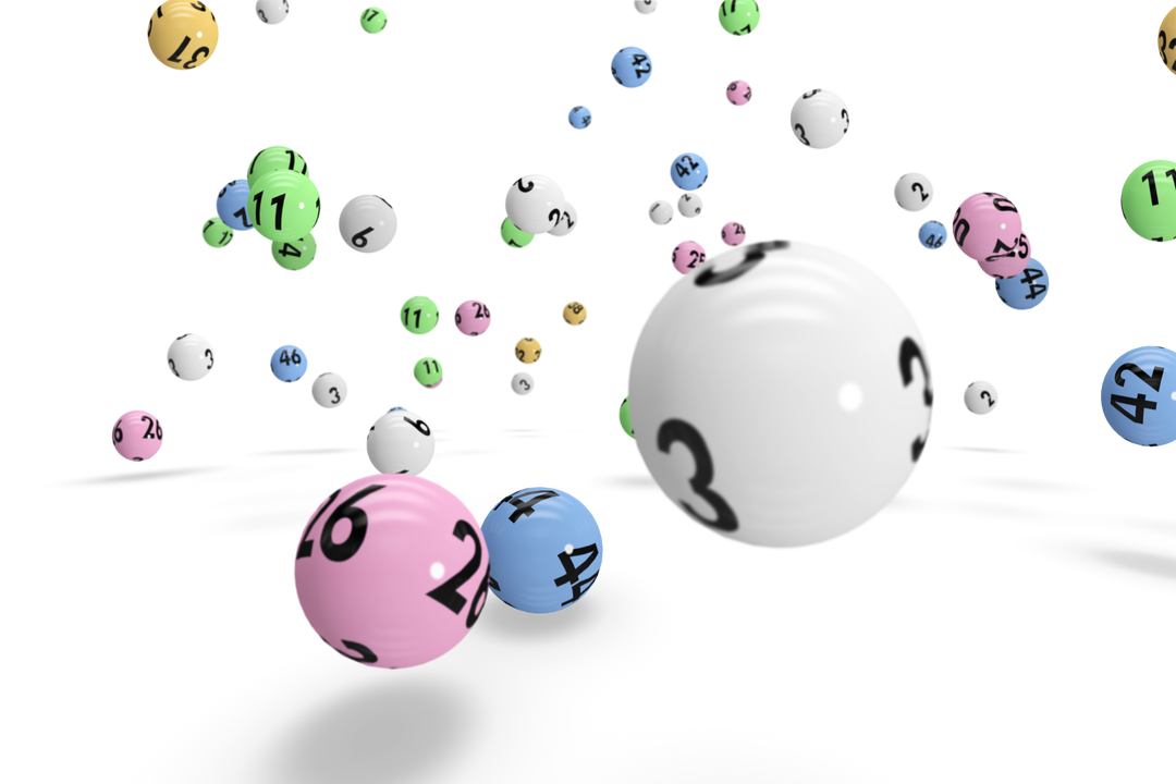 Transparent lottery balls falling, multicolored numbers - Download Free Stock Images Pikwizard.com