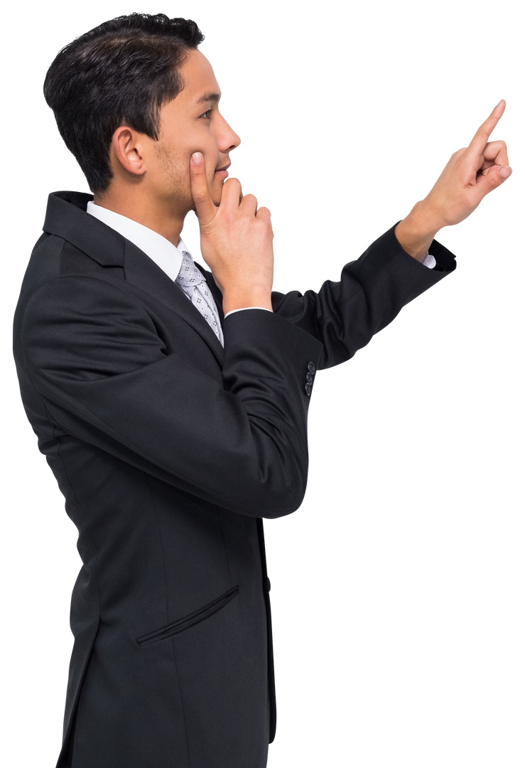 Businessman's Gesture on Transparent Background Isolated Vector - Download Free Stock Images Pikwizard.com