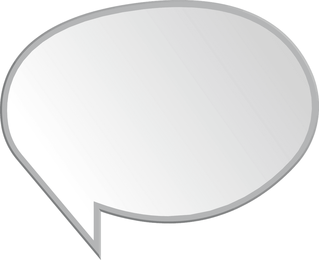 Transparent Background with Blank Vector Speech Bubble Design - Download Free Stock Images Pikwizard.com