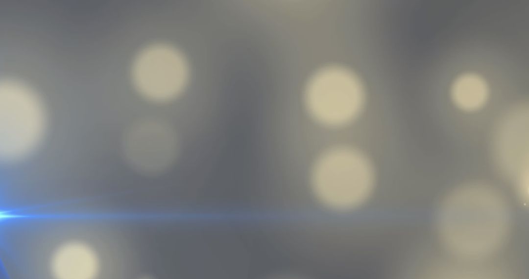 Abstract Bokeh Lights against Blue Background