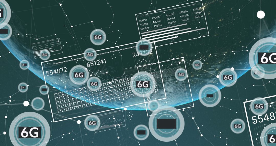 Futuristic Global 6G Network Concept with Digital Interface