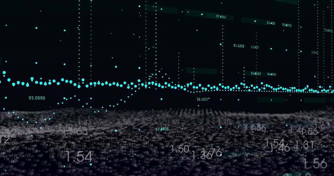 Financial Data Analytics with Digital Visualization Concept