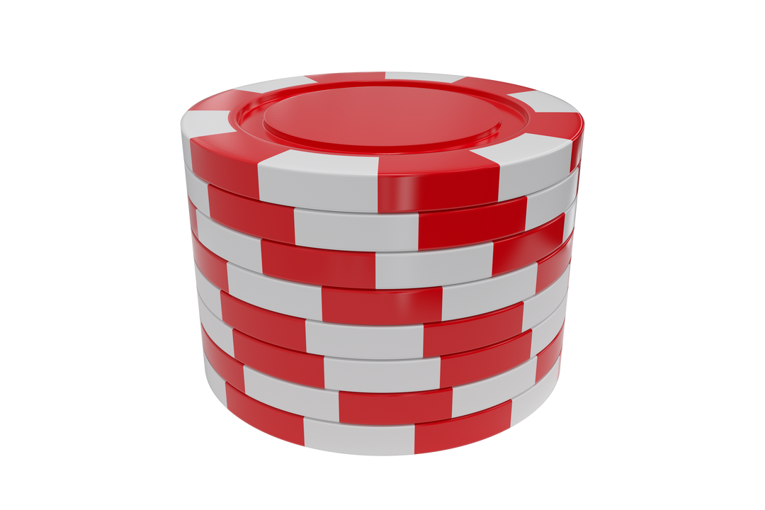 Stack of Red Gambling Chips on a Transparent Background - Download Free Stock Images Pikwizard.com