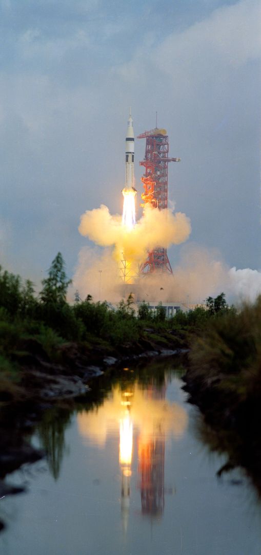 Skylab 2 Crew Launch on Saturn IB Rocket, 25 May 1973 - Free Images, Stock Photos and Pictures on Pikwizard.com