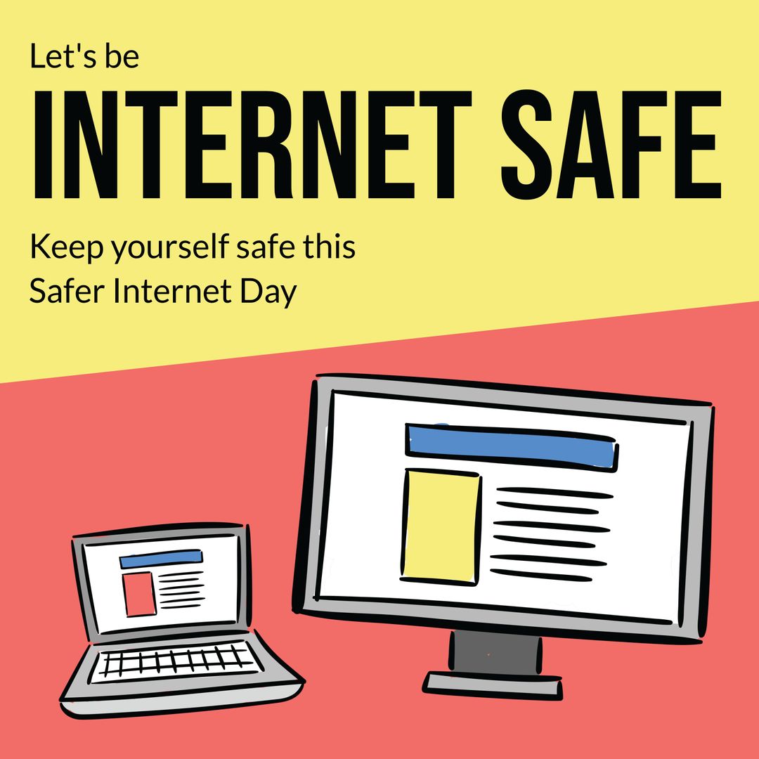 Colorful Web Safety Awareness for Safer Internet Day