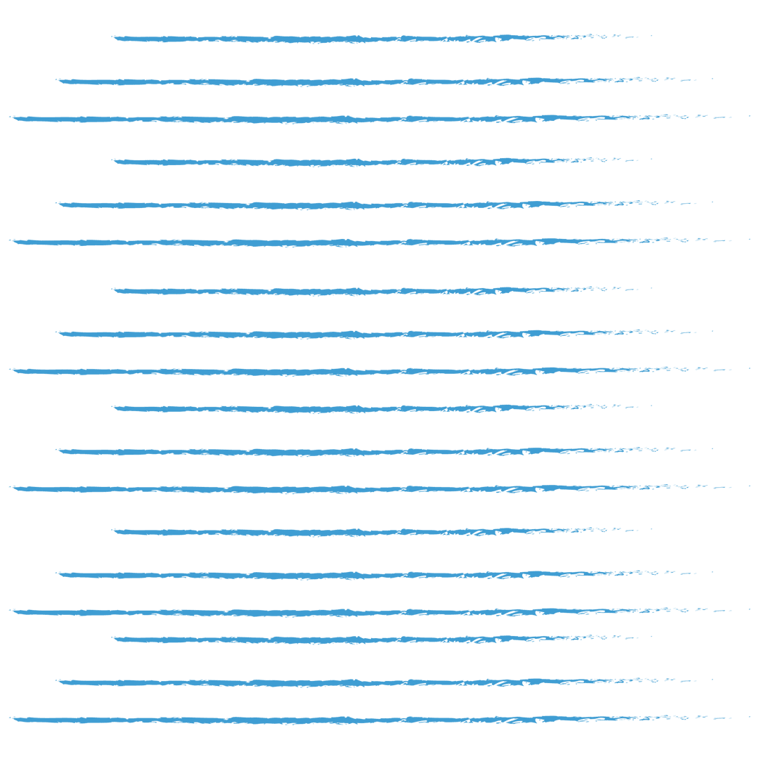Subtle Blue Brush Strokes Pattern on Transparent Background