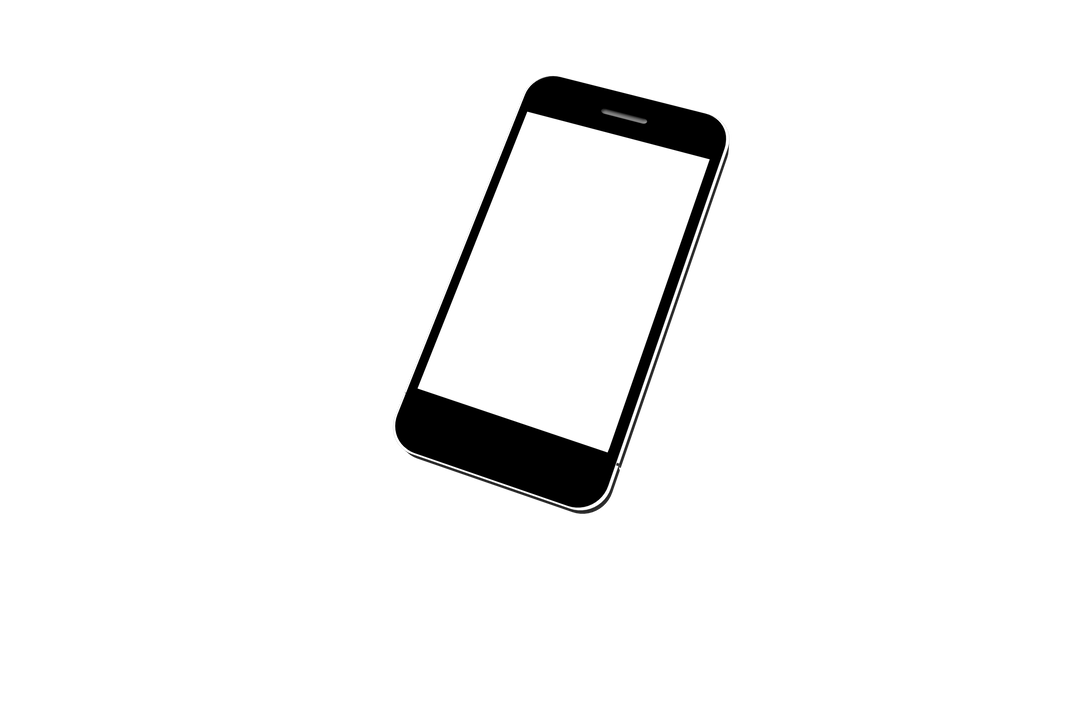 Glowing Smartphone with Blank Screen on Transparent Background - Download Free Stock Images Pikwizard.com