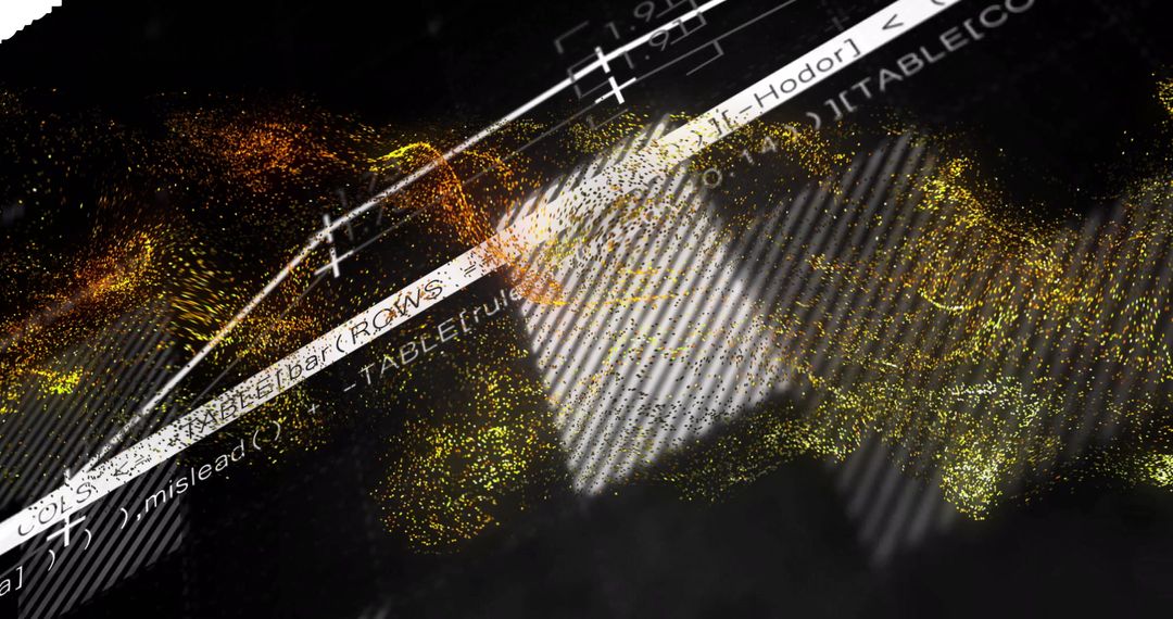 Abstract Particles Merging with Programming Code in Futuristic Design - Free Images, Stock Photos and Pictures on Pikwizard.com