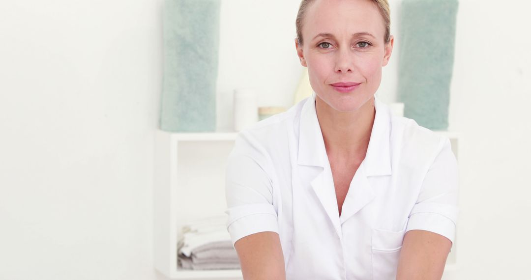 Confident Nurse in Pristine White Uniform Displaying Trust in Healthcare - Free Images, Stock Photos and Pictures on Pikwizard.com