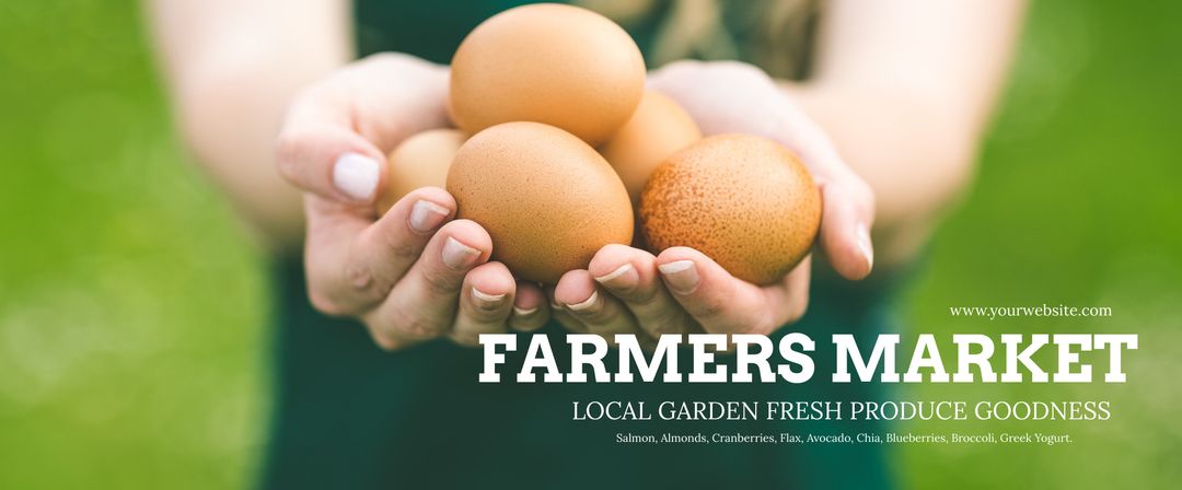 Hands Cradling Fresh Eggs Symbolizing Farm-to-Table Freshness