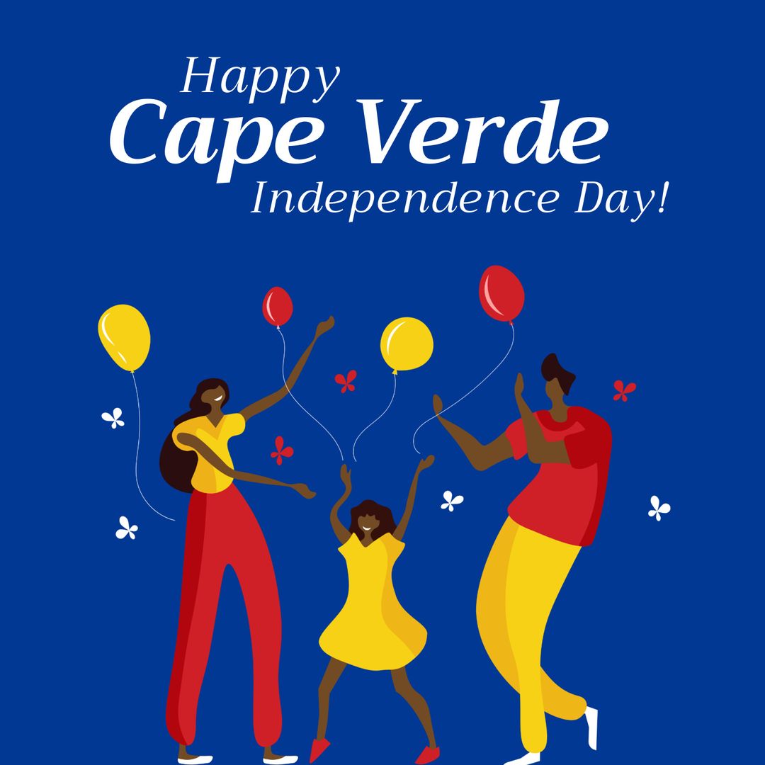 Cape Verde Independence Day Celebration with Joyful Family