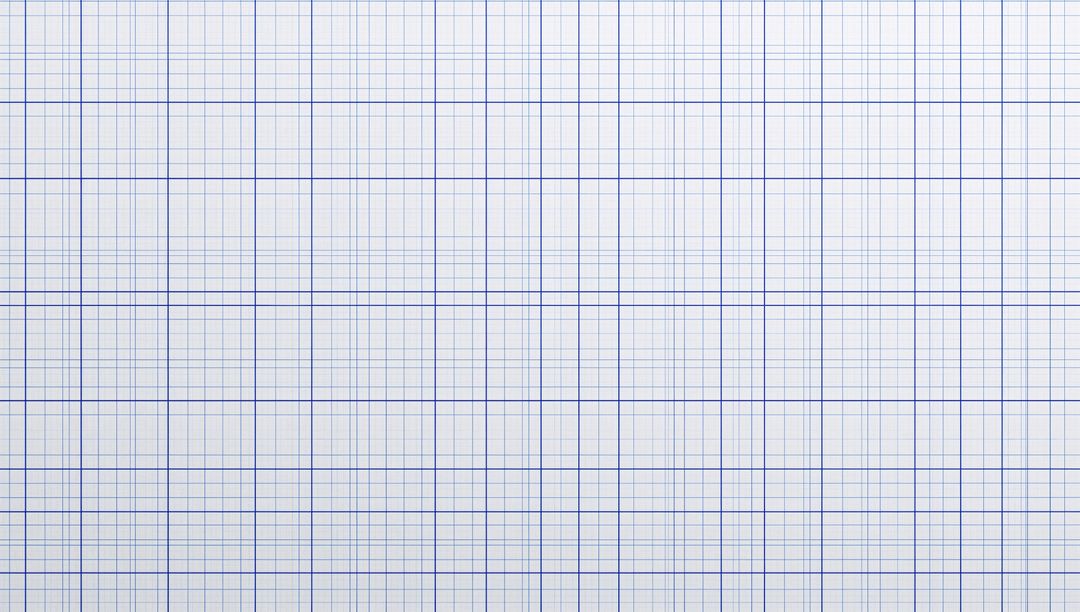 Blue Grid Graph Paper Pattern Showing Thin and Bold Lines for Geometry, Design, Drafting