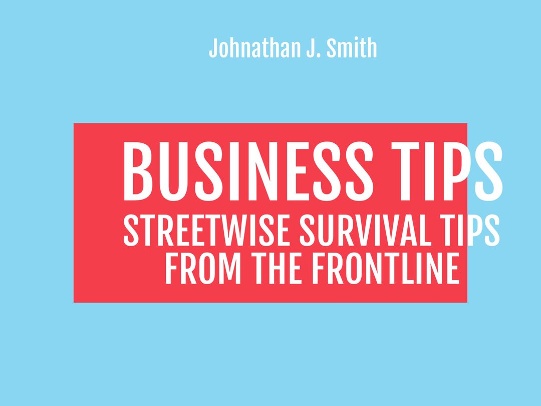 Bold Red Banner Highlighting Strategic Business Tips