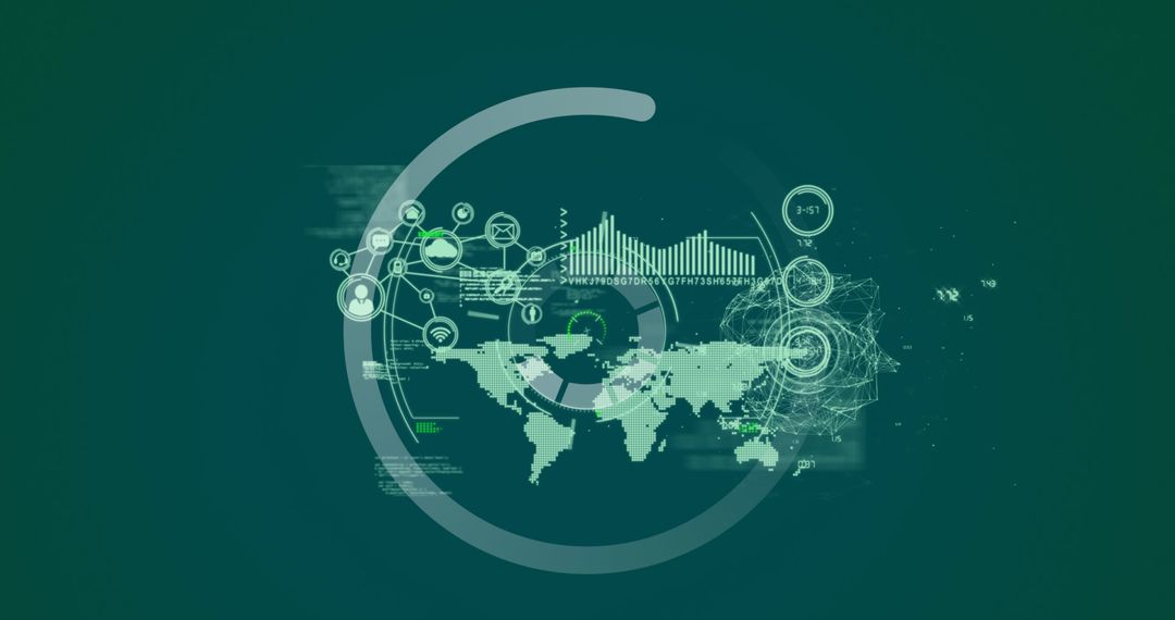 Analyzing Global Financial Data on Green Digital Interface