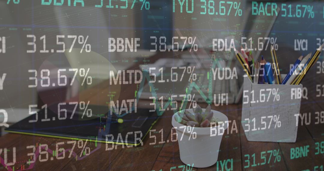 Financial Data Transparency on Modern Office Desk