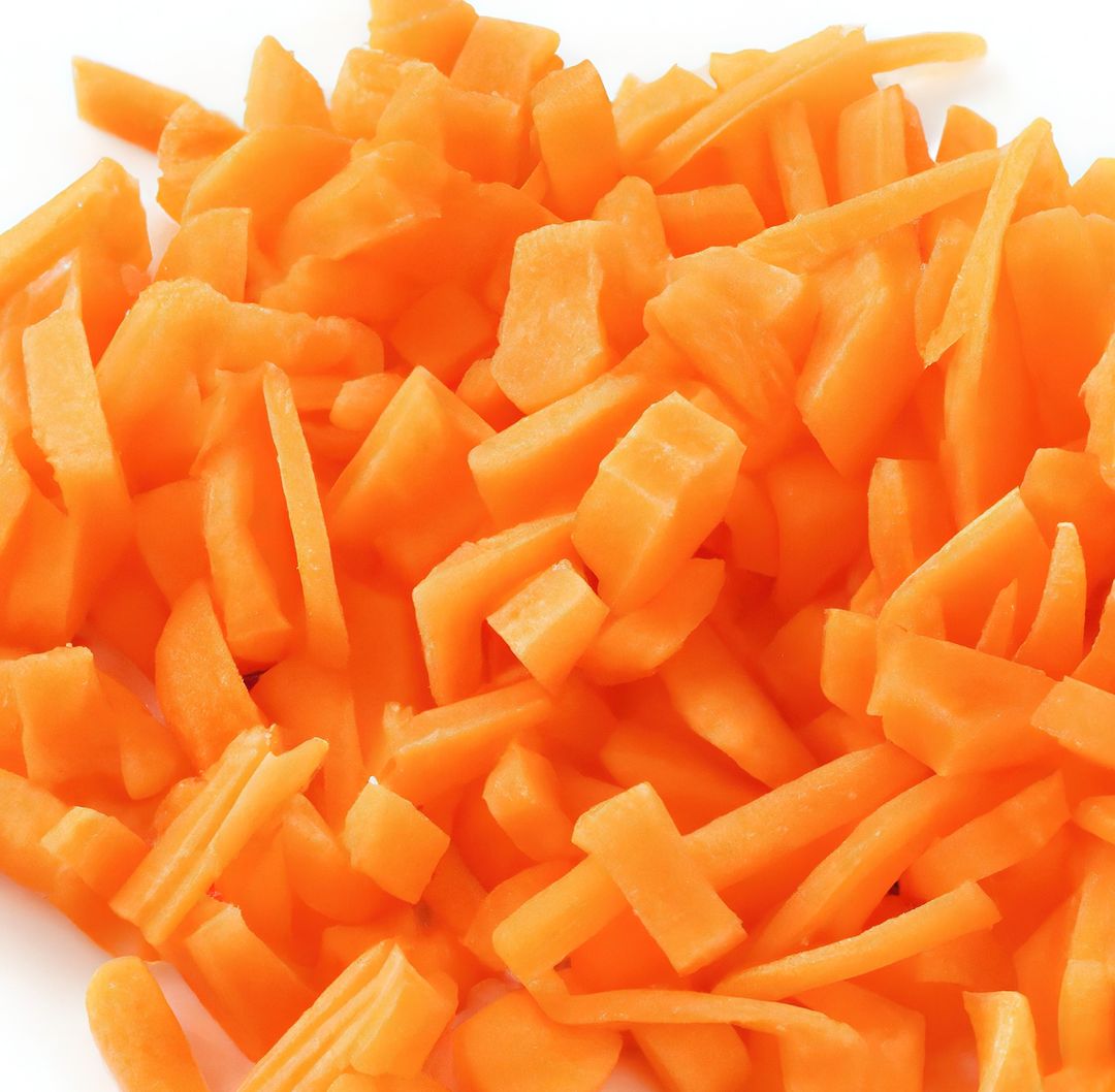 Close-Up of Freshly Chopped Carrots on White Background - Free Images, Stock Photos and Pictures on Pikwizard.com