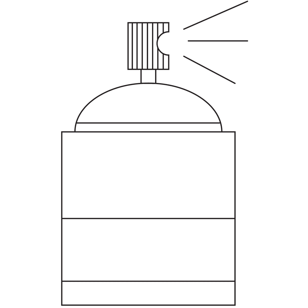 Transparent Spray Paint Vector Outline for Creative Projects