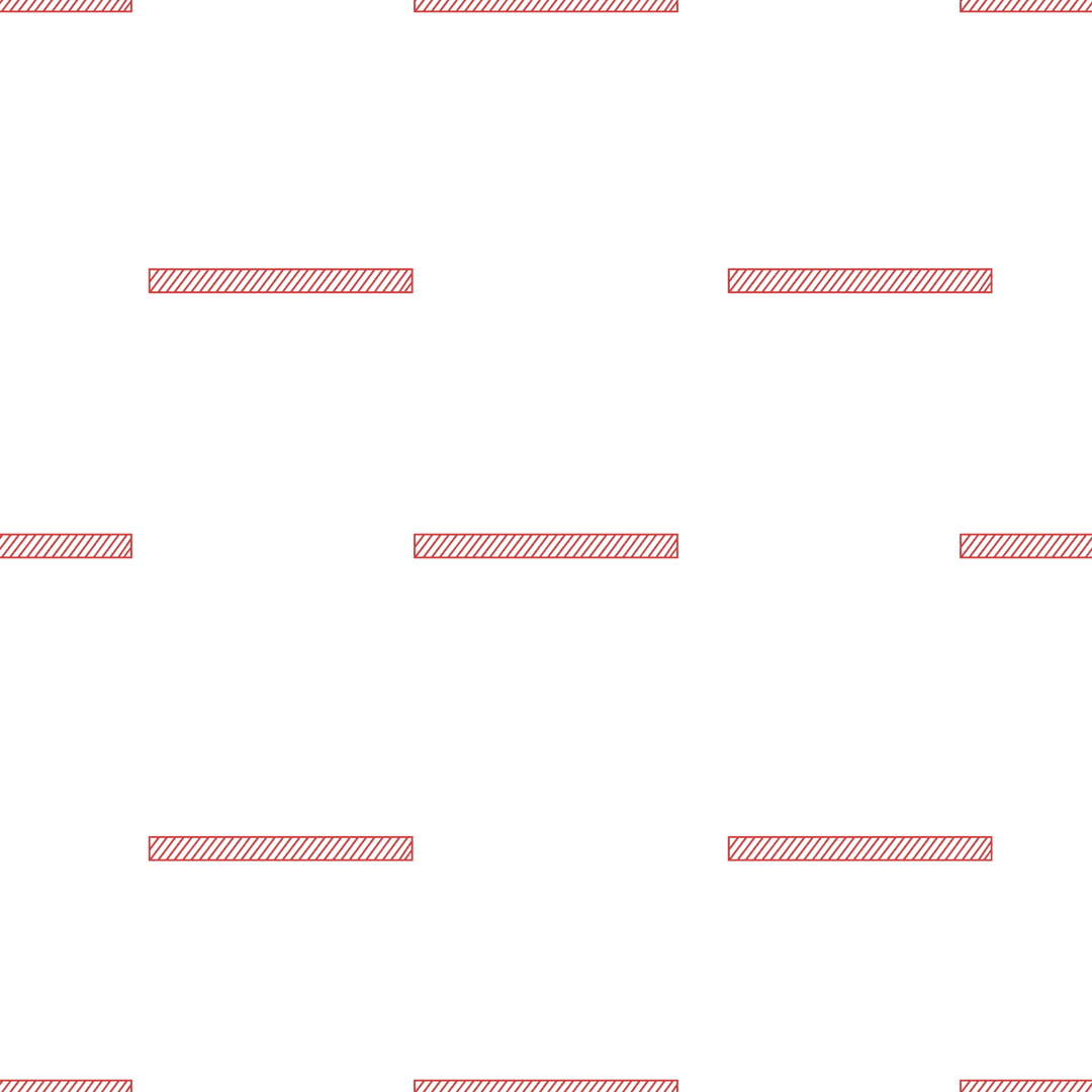 Red Rectangular Brick Pattern on Transparent Background