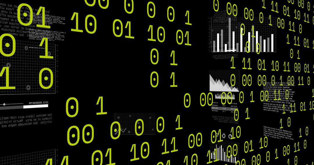 Digital Binary Code Data and Analytics Background - Free Images, Stock Photos and Pictures on Pikwizard.com