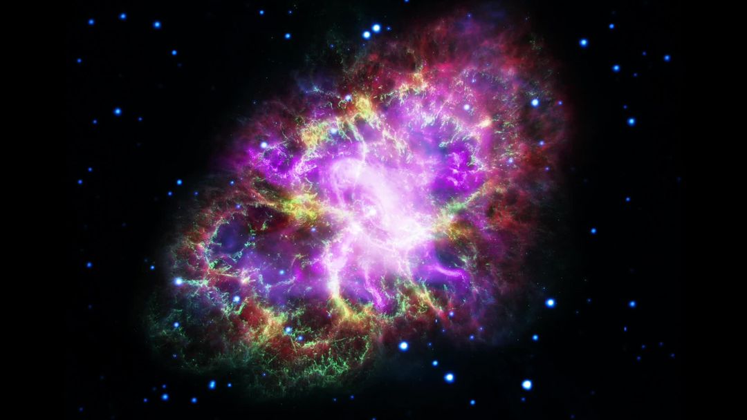 High Detail Composite Image of the Crab Nebula - Free Images, Stock Photos and Pictures on Pikwizard.com