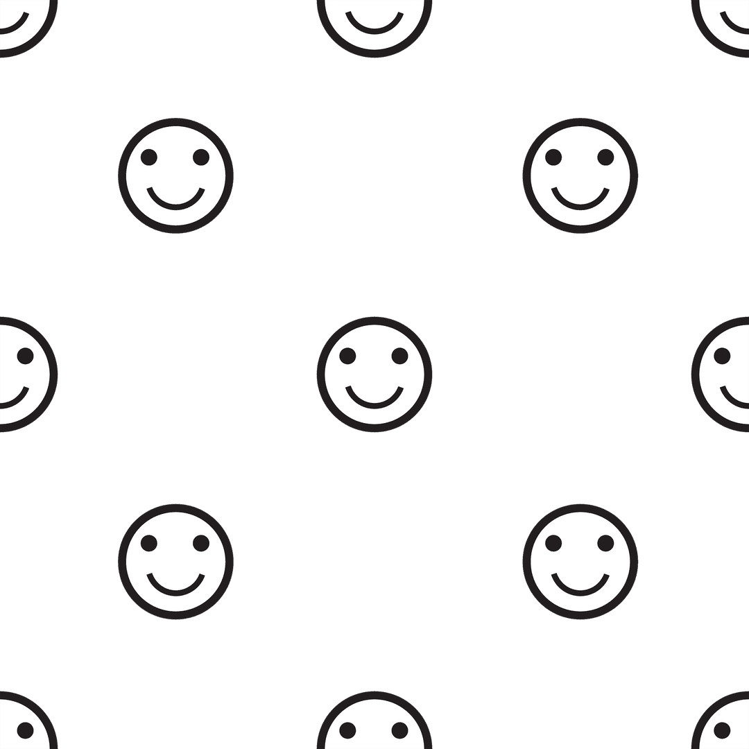 Digital Smiling Faces Pattern on Black with Transparent Background - Download Free Stock Images Pikwizard.com