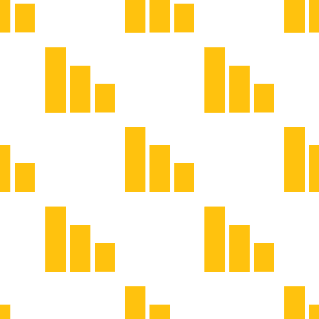 Yellow Geometric Shapes on Transparent Background Illustration