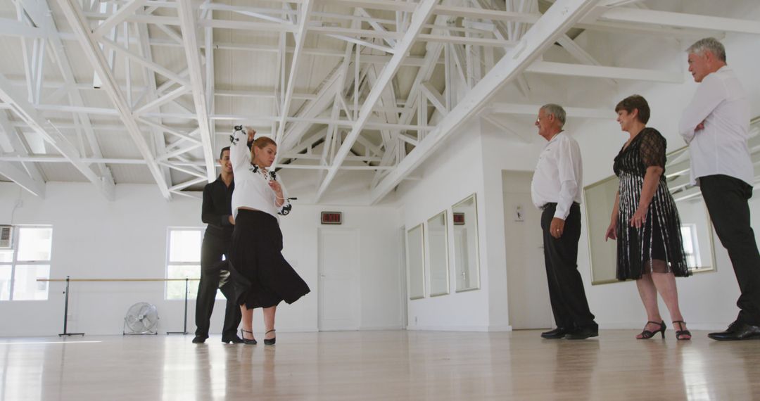 Seniors Learning Flamenco Dance in Studio - Free Images, Stock Photos and Pictures on Pikwizard.com