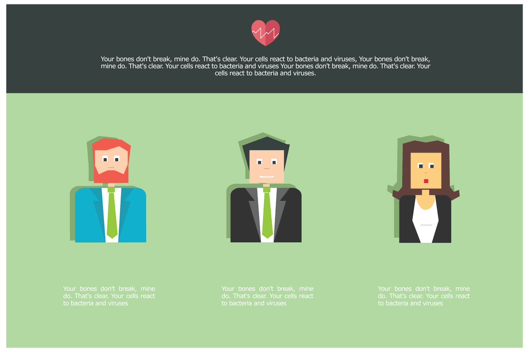 Transparent Digital Medical Interface with People Icons and Text