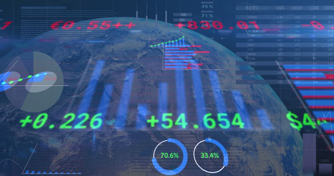 Global Business and Data Integration Concept