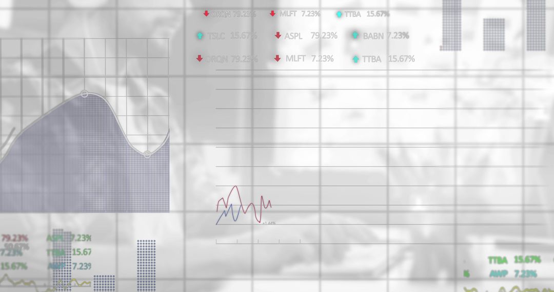 Complex Financial Data Visualization with Graphs and Charts - Free Images, Stock Photos and Pictures on Pikwizard.com