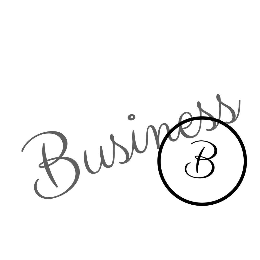 Minimalist Business Logo with Elegant Script and Initials - Download Free Stock Templates Pikwizard.com