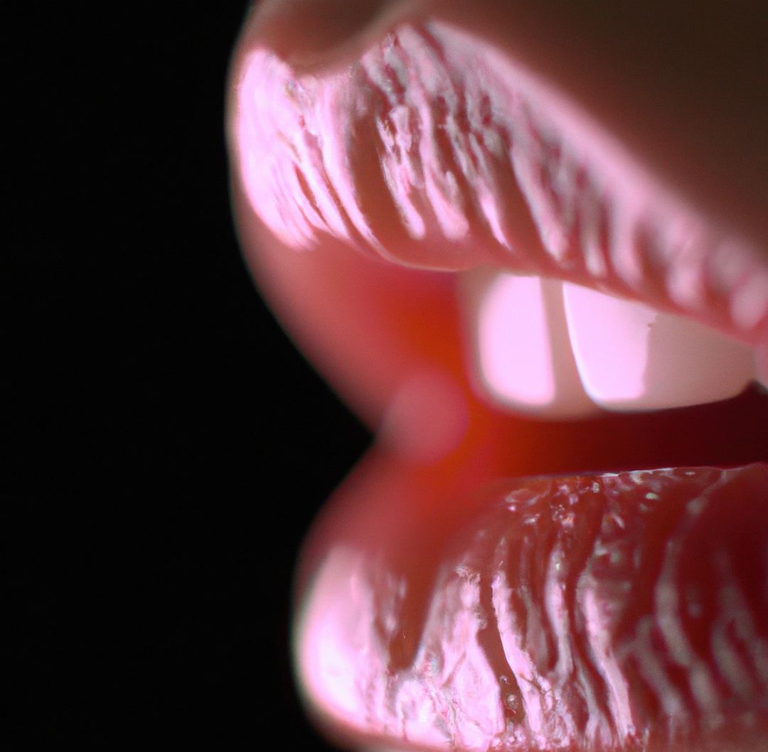 Image of close up of woman's pink lips created using generative ai technology - Free Images, Stock Photos and Pictures on Pikwizard.com