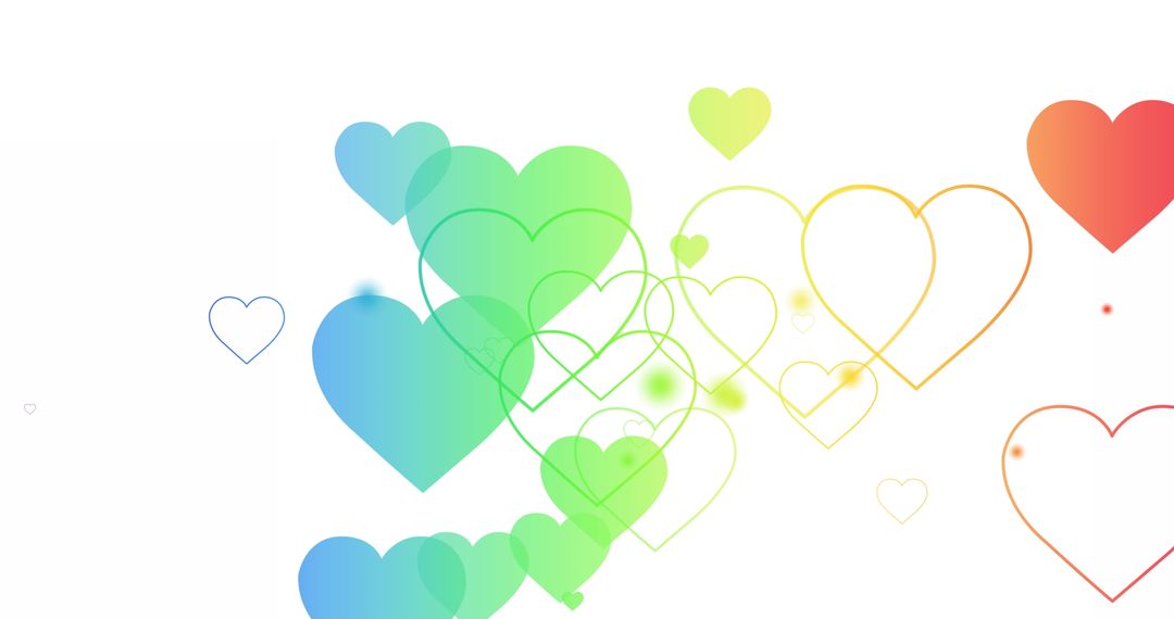 Rainbow Hearts and Gradient for LGBTQ Equality Campaign