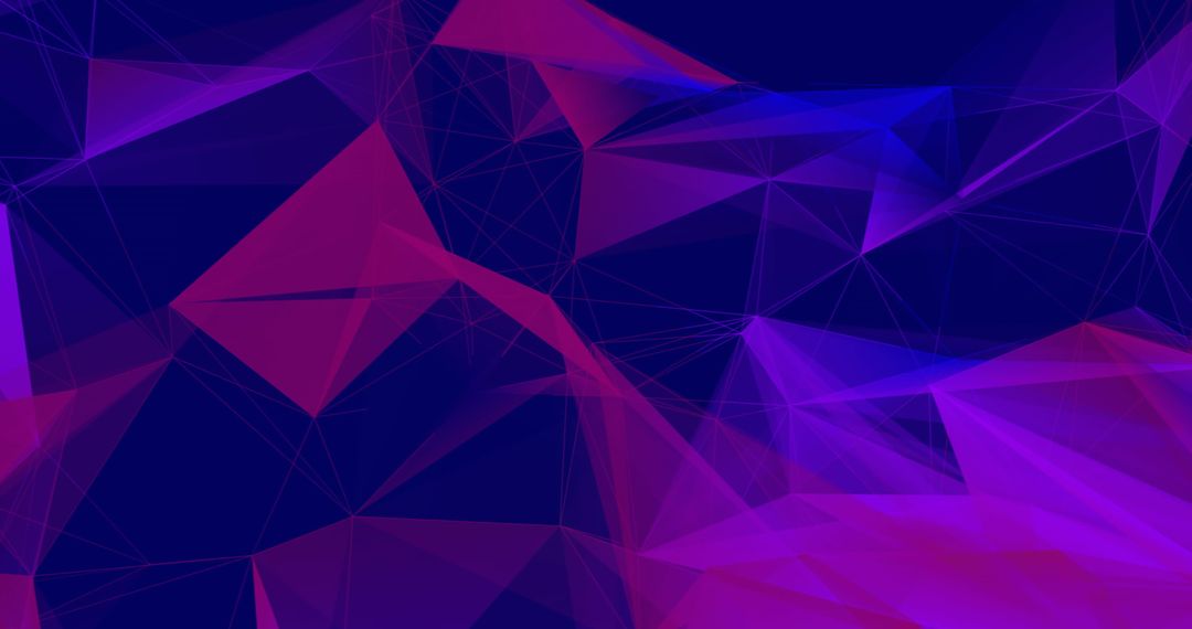 Abstract Geometric Plexus Network with Vibrant Colors