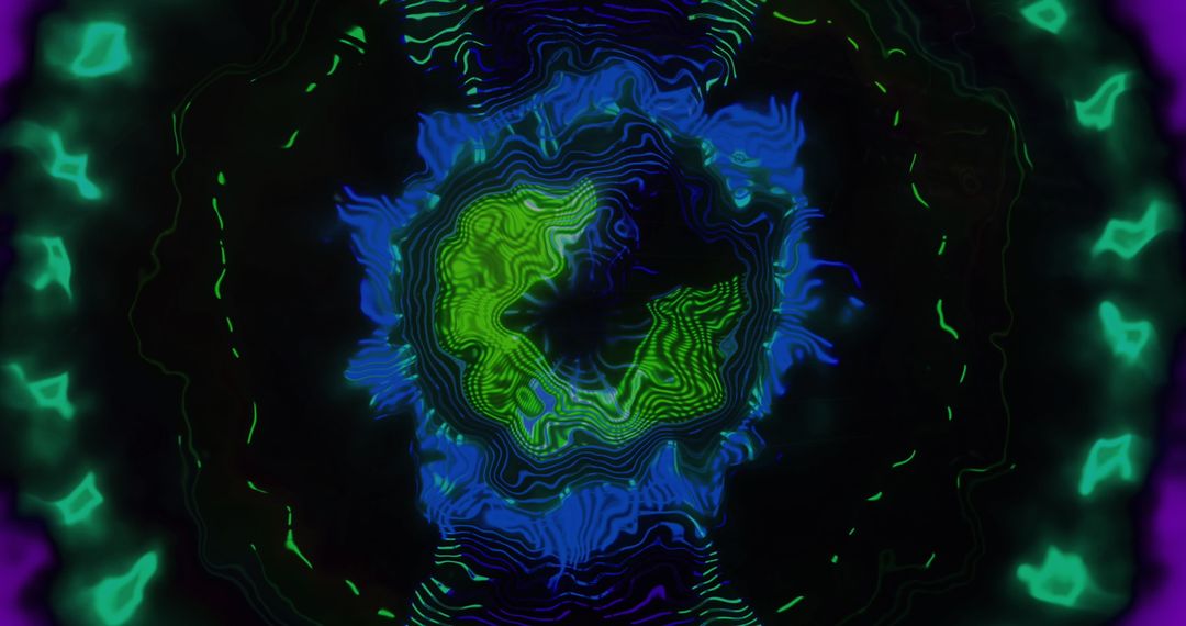 Dynamic Waves with Financial Analysis Visuals