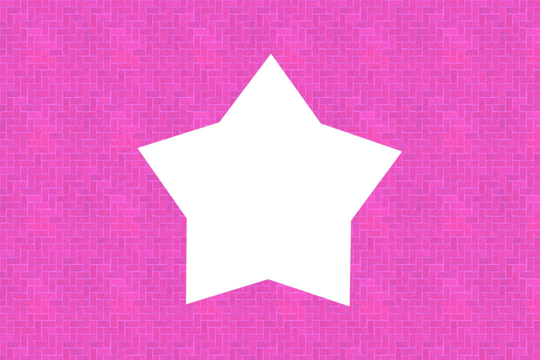 Transparent black geometric star shape on textured pink background - Download Free Stock Images Pikwizard.com