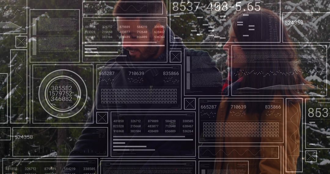 Futuristic Data Analysis in Natural Environment with Tech Overlay