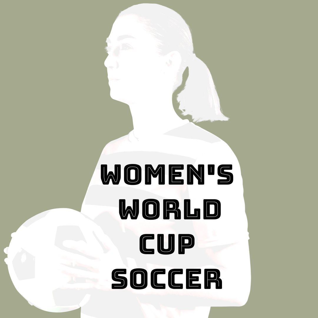 Woman Holding Soccer Ball Promotes Women's World Cup Soccer - Download Free Stock Templates Pikwizard.com