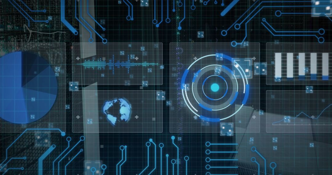 Advanced Digital Interface Display for Data Analysis