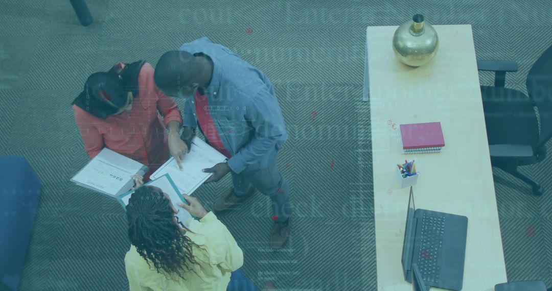 Collaborative Teamwork in Modern Workspace for Business Success