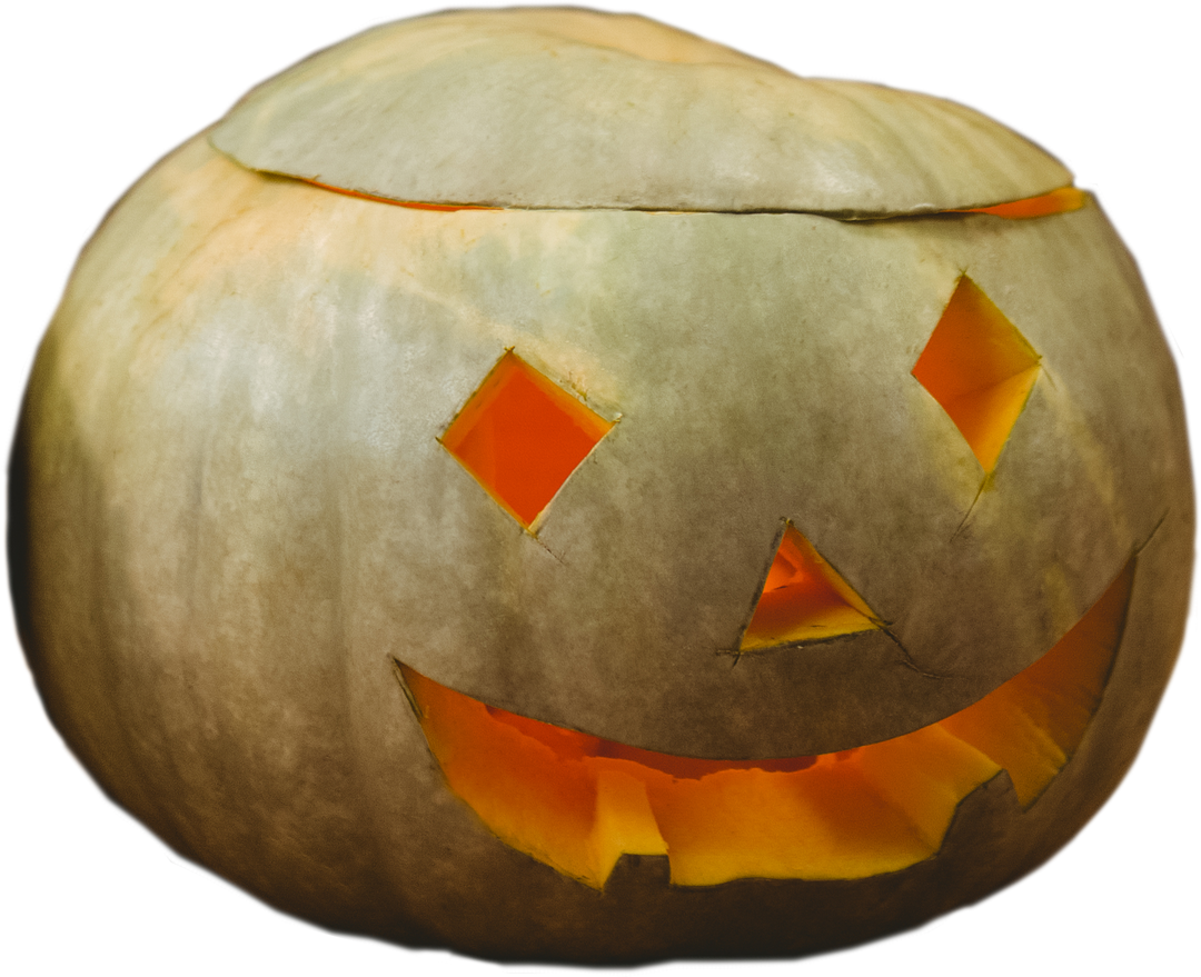 Transparent Halloween Pumpkin Jack-O-Lantern Isolated - Download Free Stock Images Pikwizard.com