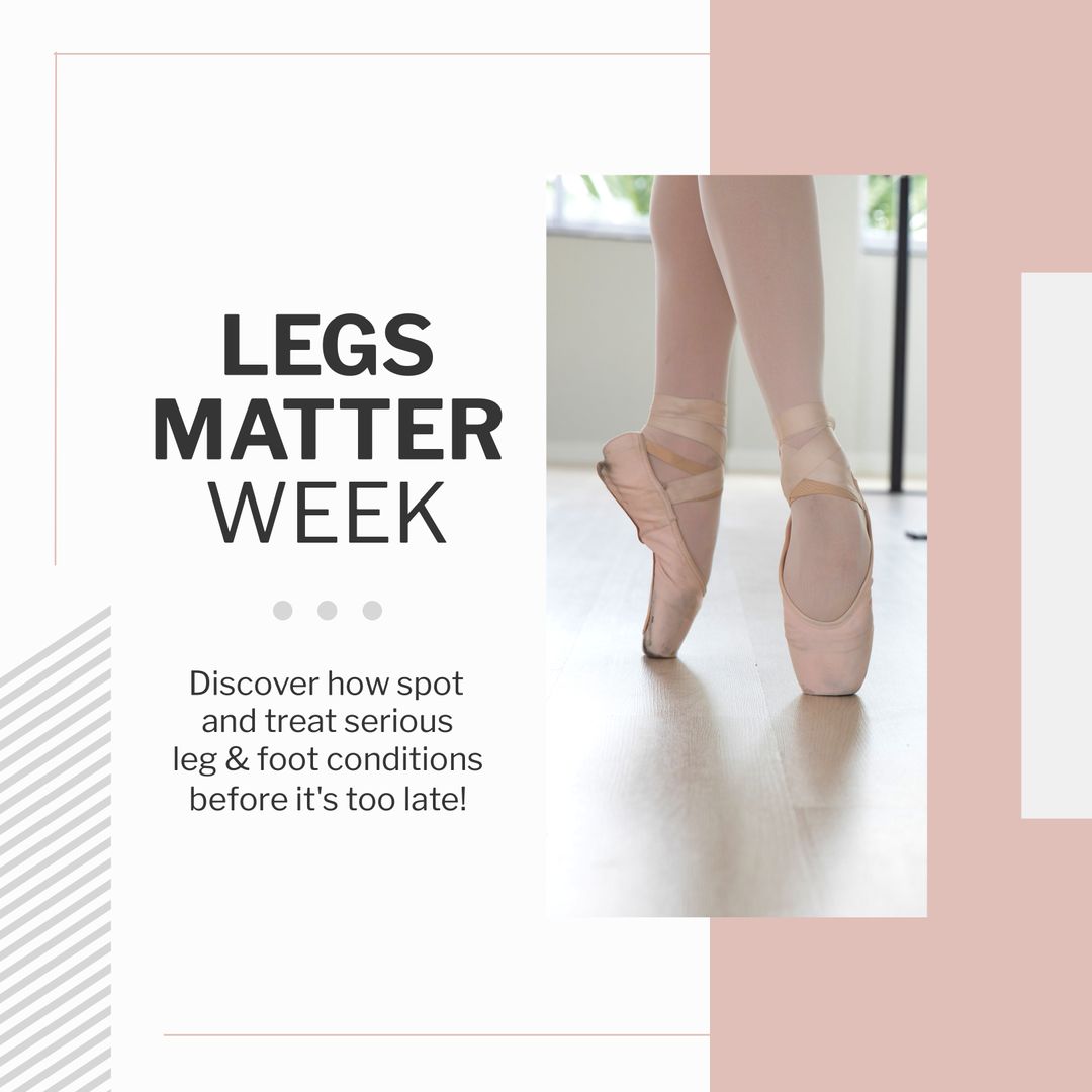 Legs Matter Week Awareness Ballet Theme Poster