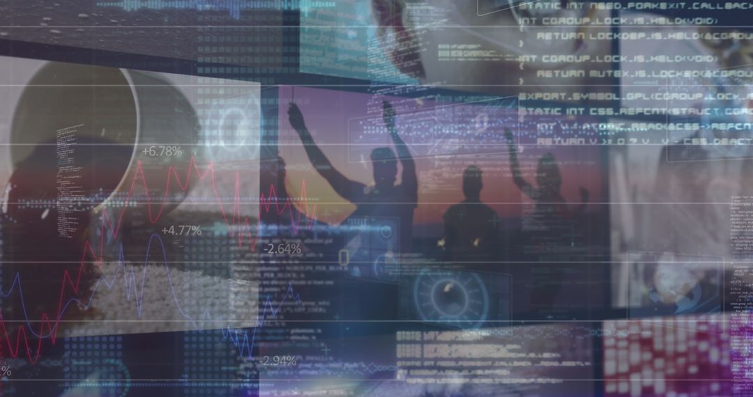 Global Data Visualization with Digital Interfaces and Scans - Free Images, Stock Photos and Pictures on Pikwizard.com