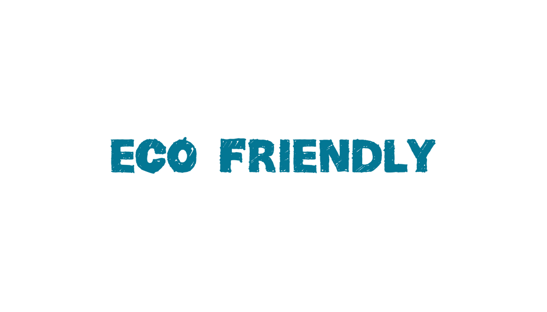 Blue Eco Friendly Text Design on Transparent Background for Ecology Concepts - Download Free Stock Images Pikwizard.com