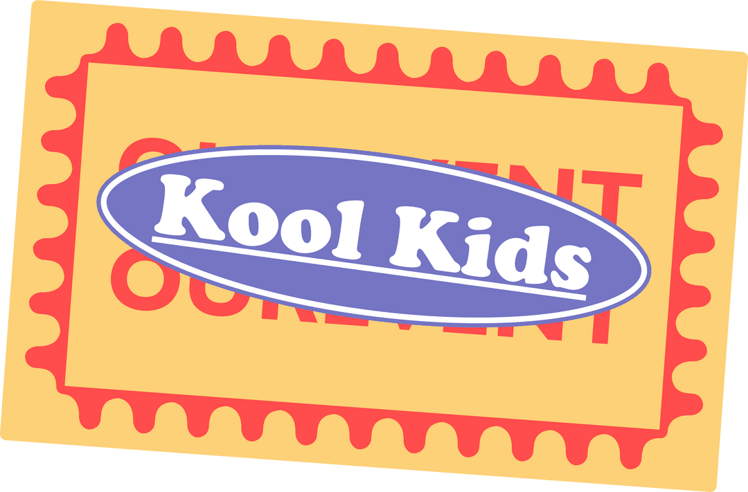 Transparent Student Council Badge with Kool Kids Label