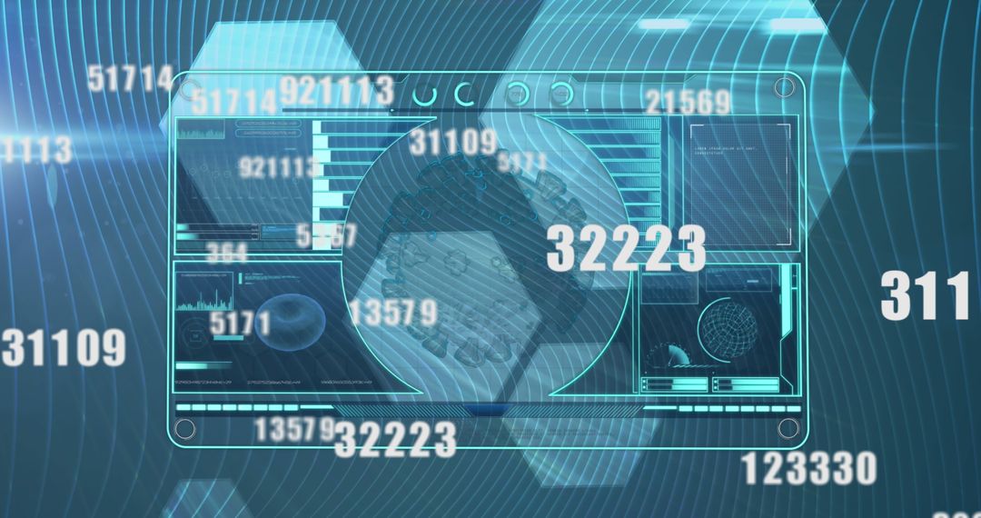 Digital Visualization of COVID-19 Data and Viral Structure