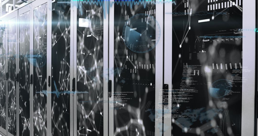 Futuristic Data Network Integrated with Digital Interface and Servers