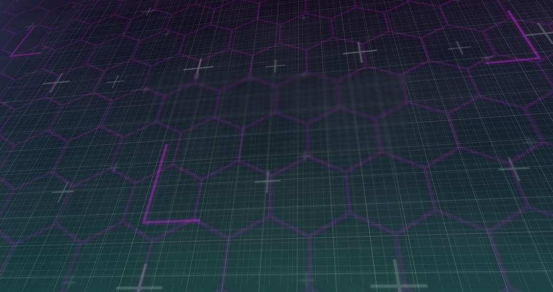 Geometric Grid and Light Trails Illustration for Data Concept