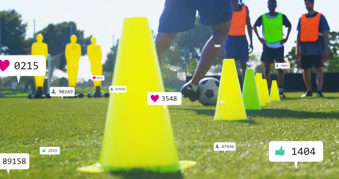 Digital Data Over Youth Football Training on Field